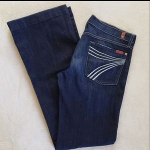 Dark Wash Dojo Flares